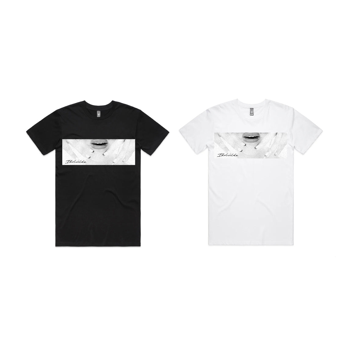 IDOLWILDE Lip & Chain Print Tee