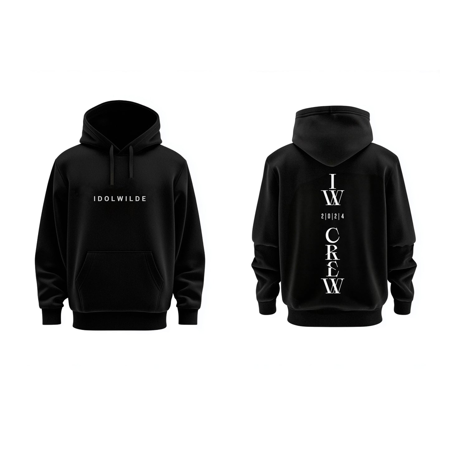 IDOLWILDE IW CREW Print Hoodie