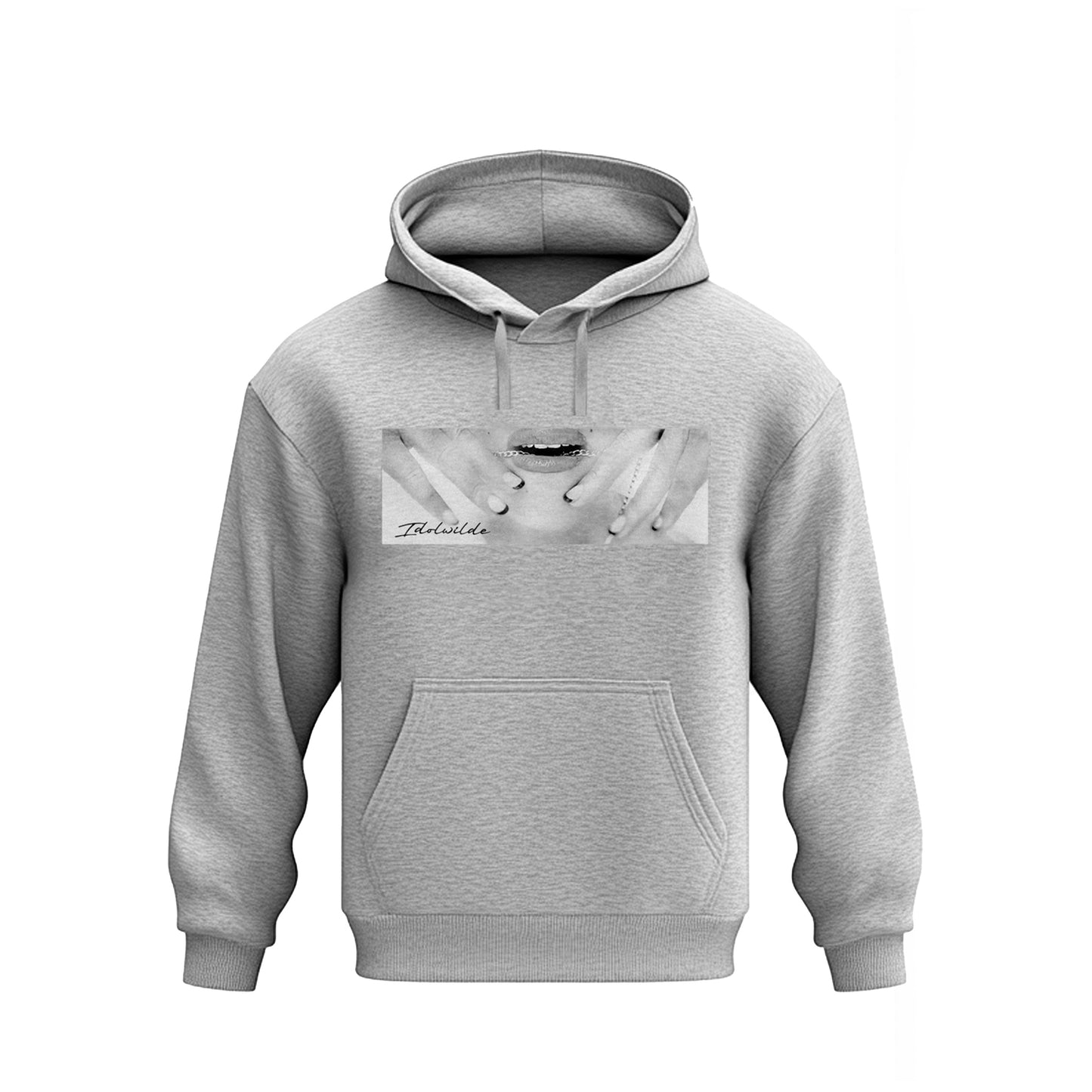 IDOLWILDE Lip & Chain Print Hoodie