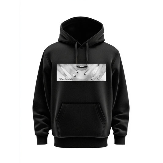 IDOLWILDE Lip & Chain Print Hoodie