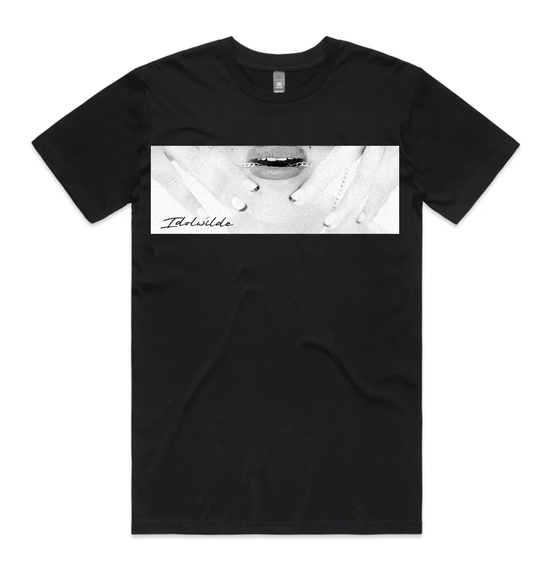 IDOLWILDE Lip & Chain Print Tee