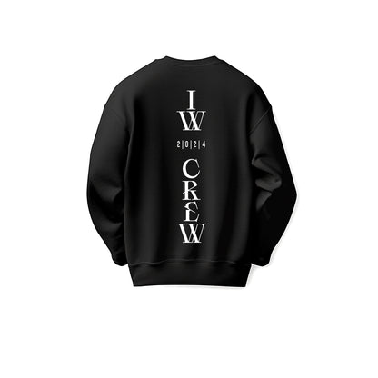 IDOLWILDE IW CREW Print Sweatshirt