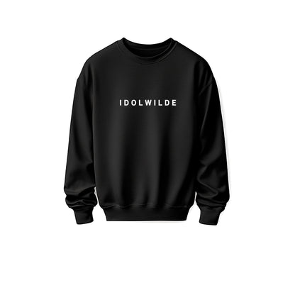 IDOLWILDE IW CREW Print Sweatshirt