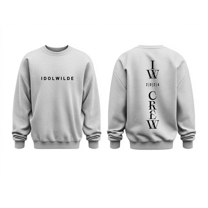 IDOLWILDE IW CREW Print Sweatshirt